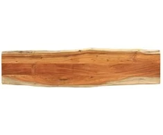 Stalviršis, 180x40x3,8cm, akacijos masyvas, su gyvu kraštu