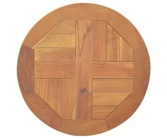 Stalviršis, 40cm, tikmedžio medienos masyvas, apskritas, 2,5cm