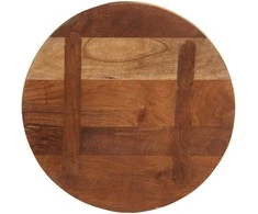 Stalviršis, 50x2,5cm, perdirbtos medienos masyvas, apskritas
