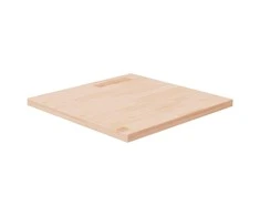 Stalviršis, 50x50x2,5cm, neapdorotas ąžuolo medienos masyvas