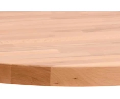 Stalviršis, 60x1,5cm, bukmedžio medienos masyvas, apskritas