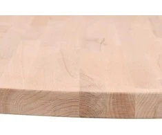 Stalviršis, 60x2,5cm, bukmedžio medienos masyvas, apskritas