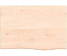 Stalviršis, 60x40x(2-4)cm, neapdorotas ąžuolo medienos masyvas