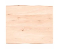Stalviršis, 60x50x(2-4) cm, medienos masyvas, su gyvu kraštu