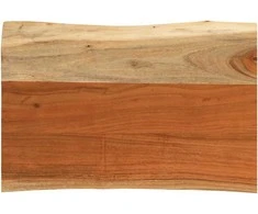 Stalviršis, 70x40x3,8cm, akacijos masyvas, su gyvu kraštu