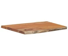 Stalviršis, 70x60x2,5cm, akacijos masyvas, su gyvu kraštu