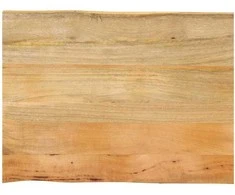 Stalviršis, 70x60x2,5cm, mango medienos masyvas, su gyvu kraštu