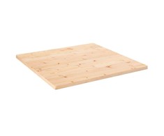 Stalviršis, 70x70x2,5cm, pušies medienos masyvas, kvadratinis