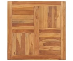 Stalviršis, 70x70x2,5cm, tikmedžio medienos masyvas