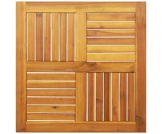 Stalviršis, 70x70x2cm, akacijos medienos masyvas, kvadratinis