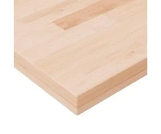 Stalviršis, 70x70x4cm, neapdorotas ąžuolo medienos masyvas