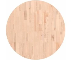 Stalviršis, 80x2,5cm, bukmedžio medienos masyvas, apskritas