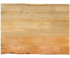 Stalviršis, 80x60x2,5cm, mango medienos masyvas, su gyvu kraštu