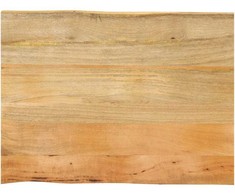 Stalviršis, 80x60x3,8cm, mango medienos masyvas, su gyvu kraštu