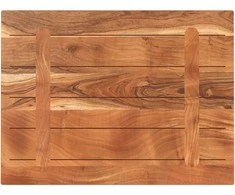 Stalviršis, 80x70x2,5cm, akacijos masyvas, stačiakampis
