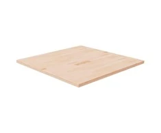 Stalviršis, 80x80x2,5cm, neapdorotas ąžuolo medienos masyvas