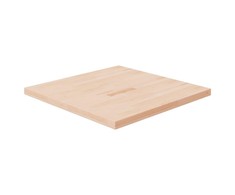 Stalviršis, 80x80x4cm, neapdorotas ąžuolo medienos masyvas