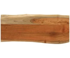 Stalviršis, 90x40x3,8cm, akacijos masyvas, su gyvu kraštu