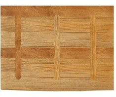 Stalviršis, 90x60x2,5cm, mango medienos masyvas, su gyvu kraštu