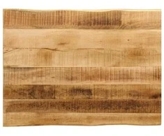 Stalviršis, 90x60x2,5cm, mango medienos masyvas, su gyvu kraštu