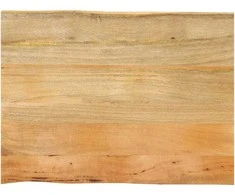 Stalviršis, 90x60x2,5cm, mango medienos masyvas, su gyvu kraštu