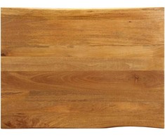 Stalviršis, 90x80x2,5cm, mango medienos masyvas, su gyvu kraštu