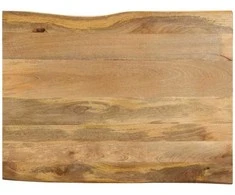 Stalviršis, 90x80x2,5cm, mango medienos masyvas, su gyvu kraštu
