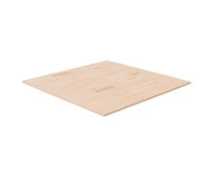Stalviršis, 90x90x1,5cm, neapdorotas ąžuolo medienos masyvas