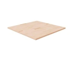 Stalviršis, 90x90x2,5cm, neapdorotas ąžuolo medienos masyvas