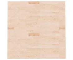 Stalviršis, 90x90x2,5cm, neapdorotas ąžuolo medienos masyvas
