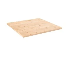 Stalviršis, 90x90x2,5cm, pušies medienos masyvas, kvadratinis