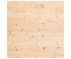 Stalviršis, 90x90x2,5cm, pušies medienos masyvas, kvadratinis