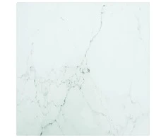 Stalviršis, baltas, 30x30cm, grūdintas stiklas, 6mm
