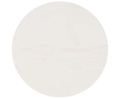 Stalviršis, baltas, skersmuo 30x2,5cm, pušies medienos masyvas