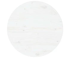Stalviršis, baltas, skersmuo 60x2,5cm, pušies medienos masyvas