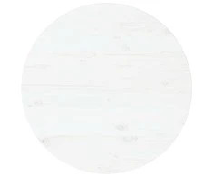 Stalviršis, baltas, skersmuo 80x2,5cm, pušies medienos masyvas