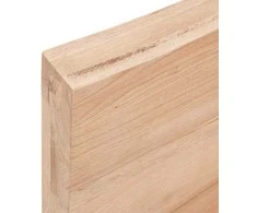 Stalviršis, šviesiai rudas, 100x40x(2-6) cm, medienos masyvas
