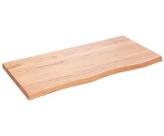 Stalviršis, šviesiai rudas, 100x50x(2-4) cm, medienos masyvas