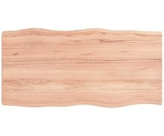 Stalviršis, šviesiai rudas, 100x50x6cm, ąžuolo masyvas