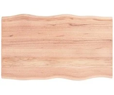 Stalviršis, šviesiai rudas, 100x60x2cm, ąžuolo masyvas