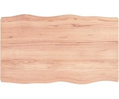 Stalviršis, šviesiai rudas, 100x60x6cm, ąžuolo masyvas