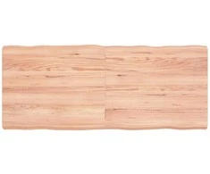 Stalviršis, šviesiai rudas, 120x50x6cm, ąžuolo masyvas