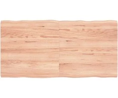 Stalviršis, šviesiai rudas, 120x60x4cm, ąžuolo masyvas