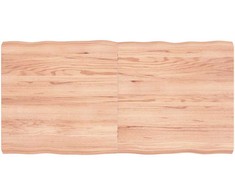 Stalviršis, šviesiai rudas, 120x60x6cm, ąžuolo masyvas