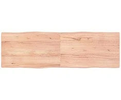 Stalviršis, šviesiai rudas, 160x50x(2-4) cm, medienos masyvas