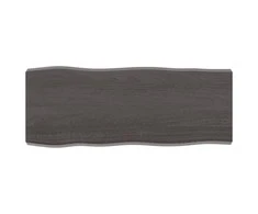 Stalviršis, tamsiai ruda, 100x40x(2-6) cm, medienos masyvas