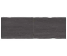 Stalviršis, tamsiai ruda, 120x40x(2-4) cm, medienos masyvas