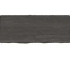 Stalviršis, tamsiai ruda, 120x50x(2-4) cm, medienos masyvas