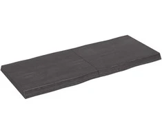 Stalviršis, tamsiai ruda, 120x50x(2-6) cm, medienos masyvas