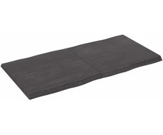 Stalviršis, tamsiai ruda, 120x60x(2-4) cm, medienos masyvas